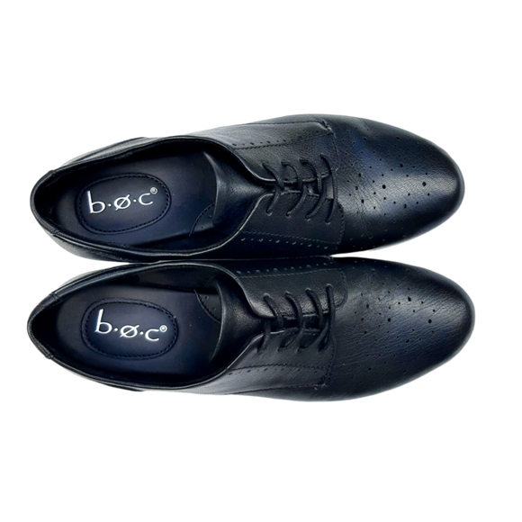 b.o.c. Shoes - B.O.C Amble Oxford Black Leather Lace-up Shoes Size 9.5M
